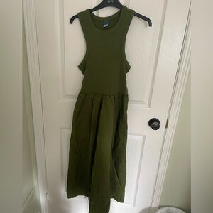 EUC - Old Navy mixed media tank dress - Size M